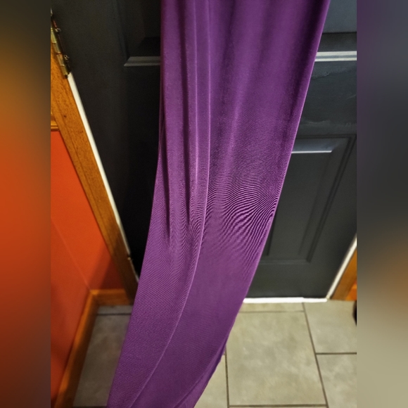 Jump Apparel purple sparkle top fitted maxi dress - Picture 2 of 12